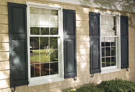 Wood, composite and vinyl shutters have unique characteristics that determine their best use. Raised Panel Vinyl Shutters Stock Sizes Accent Building Products