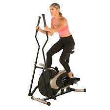 Exerpeutic Gold Xl9 Aero Elliptical Exercise Bike Dual Trainer Elliptical Workout Biking Workout No Equipment Workout