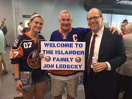— this day was about the new york islanders, but a look around the turf and field club at belmont park showed who else. New York Islanders On Twitter Jon Ledecky Josh Bailey Took Some Time To Meet Greet Season Ticket Holders Tonight At Nhicecenter Isles