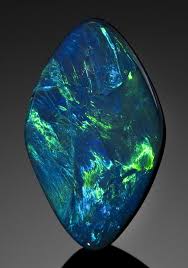 Unique Classic Black Opal Lightning Ridge Australia This Unique And Unusual Cabochon Of True Blac Stones And Crystals Minerals And Gemstones Mineral Stone