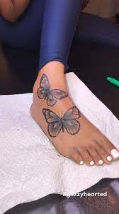 Tattoos Pin Kjvougee Butterfly Leg Tattoos Butterfly Ankle Tattoos Tattoos