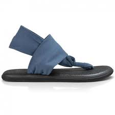 Sanuk Womens Yoga Sling 2 Sandals Slate Blue