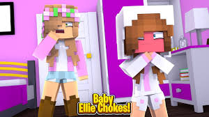 Baby Ellie Chokes Minecraft Little Carly Youtube