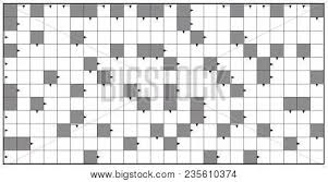 Easy crossword puzzles for senior are available with various templates. Crossword Blank Vector Photo Free Trial Bigstock
