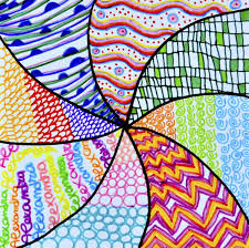 Vortex Of Textures Texture Art Projects Texture Art Colorful Art