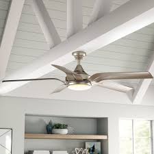 Shop through a wide selection of ceiling fan light kits at amazon.com. Brushed Nickel Contemporary Ceiling Fan Wayfair