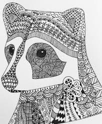 Raccoon adult coloring page | woo! Pin On Raccoons