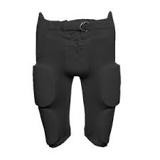 Details About Martin Youth Football Practice Game Pants With Integrated 7 Pc Pad Set Black