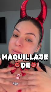 MAQUILLAJE DE DIABLA 👹👹👹TUTORIAL👹👹👹 #tutorial #tutorials  #maquillajetutorial #maquillajehalloween #maquillajehalloween👻 #👹  #diablita #maquillajeartistico #viralmaquillaje