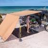 Average costs for materials and equipment for awnings in manhattan beach. 1