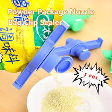We review the best kitchen equipment—blenders, juicers, food processors, knives, pots, pans & more. 3 Pcs Creative A Cap Storage Spray Nozzle Kitchen Tool Powder Package Nozzle Sealing Clip Bag Random One Size Price From Kilimall In Kenya Yaoota