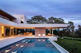 Retrospect Vineyards Residence By Swatt Miers Architects Modern Pools House Design Architecture House