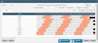 It requires 12 hour shifts, 2 templates, and 2 squads. 6 4 6 4 6 4 Ten Hour Rotating Shift Schedule