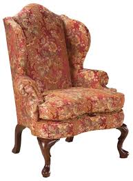 Chairs High Back Wing Chair By Fairfield Wingback Chair Chair Wood Lounge Chair