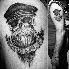 ♦ gild mobbed_tshirt gild hickory over all_black @tmj. Bearded Skull Tattoo On Shoulder Best Tattoo Ideas Gallery