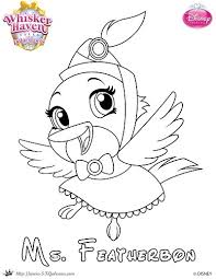 Whisker haven belongs to disney. Whisker Haven Tales Coloring Page Of Ms Featherbon Skgaleana