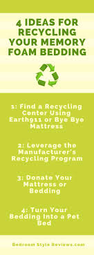 So many consumers are falling for memory foam mattress toppers due to their ability to improve the quality of sleep. 4 Ways To Recycle Or Reuse Memory Foam Bedding