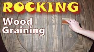 Graining—the imitation of wood with paint and glaze—was an early american skill cloaked in secrecy. Paint Wood Grain Faux Wood Grain Techniques Wood Graining Rocker Tool Youtube