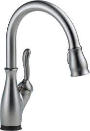 This assembly includes two (2) rubber seats and two (2) metal springs. Delta 9178t Ar Dst Arctic Stainless Leland Pull Down Kitchen Faucet With On Off Touch Activation And Magnetic Docking Spray Head And Shieldspray Includes Lifetime Warranty 5 Year On Electronic Parts Faucetdirect Com
