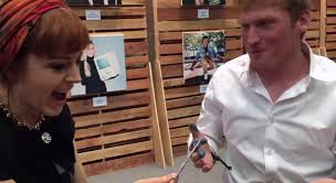 UTubers: Stuart Edge performs a magic trick with Lindsey Stirling