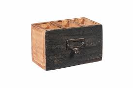 Cassetti impilabili x scatole impilabili songmics cassetti trasparenti impilabili scarpiere con vidaxl tavolini impilabili set 3 pz in legno massello di mango. Cassetto Portaoggetti Con Scomparti Frontale Nero Con Maniglia E Portaetichetta In Legno Kmv Home Store