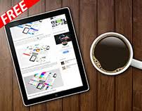 Download Tablet Mockup Template Free On Behance