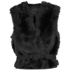 Womens Waistcoats Gilets Joseph Ambre Black Toscana Shearling Gilet Womens Waistcoats Black Waistcoat Gilets