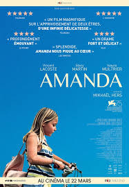 David, 24 ans, vit au présent. Amanda Movie Large Poster