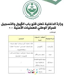 التسجيل المركز الوطني للعمليات الامنية