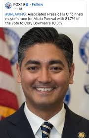 CINCINNATI MAYORAL WINNER AFTAB PUREVAL COMMITMENT сомм WLWT5 2025 C