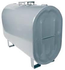 oval horizontal oil storage tank 330 gallon steel