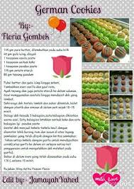 German Cookies Kue Kering Makanan Makanan Dan Minuman