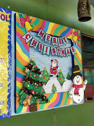 Try to choose the easiest idea to be able to quickly in addition to the christmas tree that differs in its decoration and even the materials from which it is made, there are other spaces that need to be. Christmas Board Christmas Bulletin Board Decorations Christmas Board Decoration Diy Paper Crafts Decoration