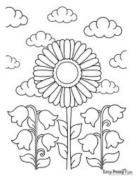 In that post, you can find many simple coloring pages of flowers meant for children. Flower Coloring Pages 30 Printable Sheets Easy Peasy And Fun