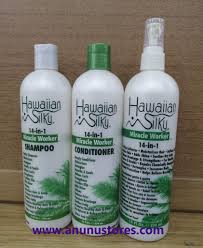 This non greasy, non staining formula helps to repair and detangle. Hawaiian Silky 14in1 Miracle Worker Products