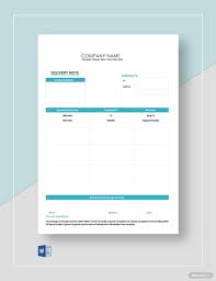 Editable Delivery Note Template Word In 2020 Notes Template Company Letterhead Template Invoice Template Word