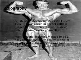 When he was young, it's been said that schwarzenegger worked out for up to five hours at a time and six days per week. Arnold Schwarzenegger Online Presentation