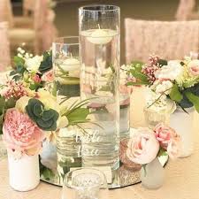 We have almost everything on ebay. Cylinder Vase Mirror Plate Centrepieces By Gdc Weddings Events Easy Florist Supplies