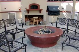 The natural slate tile top combined for a unique wood burning fire pit design makes this fire pit strong and beautiful. Wood Burning Fire Pits Landscaping Network