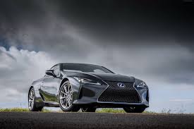 Grey Lexus Coupe On Grey Asphalt Road Hd Wallpaper Wallpaper Flare