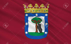 Unsere spanien madrid flaggen werden aus reißfestem polyester produziert. Flagge Von Madrid Ist Ein Sud Westeuropaische Stadt Die Hauptstadt Von Spanien Und Die Grosste Gemeinde Der Gemeinschaft Von Madrid Lizenzfreie Fotos Bilder Und Stock Fotografie Image 56243430