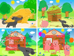 Los Tres Cerditos Y El Lobo Feroz Cuento Tradicional Con Moraleja Para Ninos
