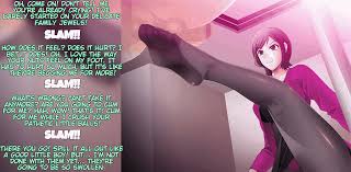 Futanari Shemale Hentai-Ballbusting Captions