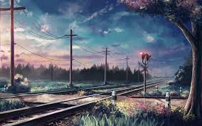 The Nature Of Anime Nature Anime Sky Wallpapers Kawaii View Kurdishotaku Image Art طبيعة خلفيات أنم Anime Scenery Landscape Art Fantasy Landscape