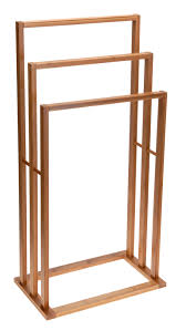 Idee Pour La Salle De Bain Un Porte Serviettes En Bambou Une Tendance Pour Cet Ete 2017 Porte Serviet Accessoires Salle De Bain Porte Serviette Salle De Bain