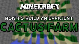 The thing i don't know/understand is how to place a roof on top that will break the cactus when it grows. How To Build An Efficient Cactus Farm 1 12 Easy Youtube