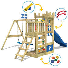 Spielturm Per Rutschbahn Schaukel Royalflyer In 2020 Spielturm Spielturm Mit Rutsche Turm