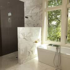 Walk In Shower 3 4 Height Wall Froesefarmhouseproject Doorless Shower Design Showers Without Doors Master Bathroom Shower