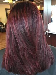 Highlights on dark hair cut across the board because they work fresh and new. Reds Lowlights Dimensional Red Red Highlights In Brown Hair Hair Color Burgundy Red Brown Hair