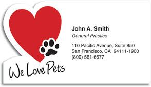 We lov pets is a pet store near me that gives back to the community! We Love Pets Heart Die Cut Magnet Smartpractice Veterinary